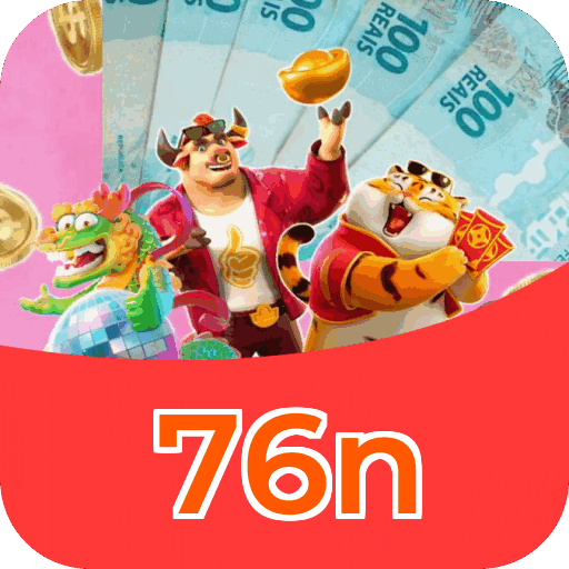 Interface do aplicativo 76n mostrando jogos disponíveis no iOS e Android